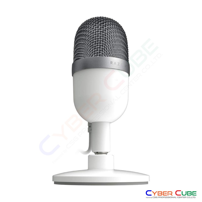 razer-seiren-mini-mercury-white-edition-ultra-compact-streaming-microphone-ไมโครโฟน-ของแท้ศูนย์-synnex