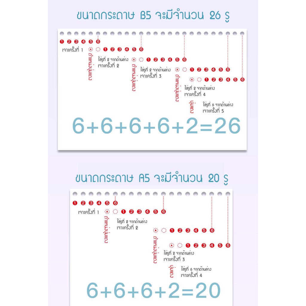 ภาพสินค้าค่าส่งถูกรับโค้ดส่งฟรี เครื่องเจาะกระดาษ 6 รู 10 รู เข้าเล่ม ที่เจาะกระดาษKw-Trio ทำกระดาษรีฟิล ที่เจาะรูกระดาษ punch จากร้าน sutudj บน Shopee ภาพที่ 5