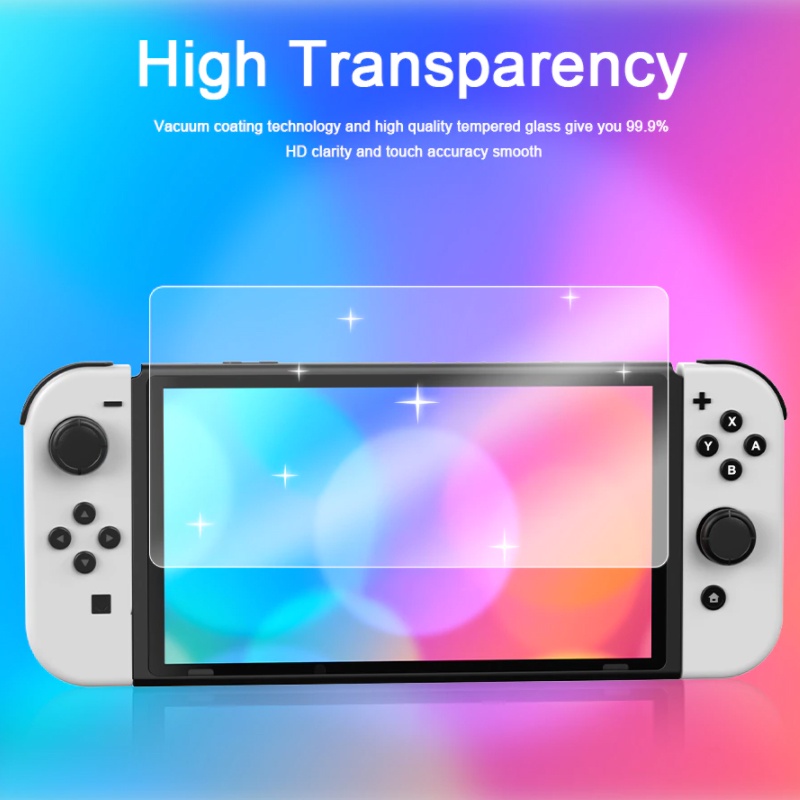 ภาพสินค้าDOBE TNS-1156 Tempered Glass Screen Protector Anti-fingerprint for Nintendo Switch OLED จากร้าน tinzshop บน Shopee ภาพที่ 3