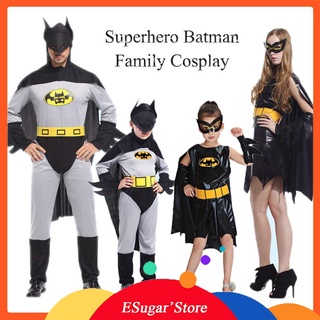 ชุดคอสเพลย์ Supergirl Tutu Batgirl Batman เหมาะกับวันฮาโลวีน สําหรับผู้ใหญ่ และเด็ก