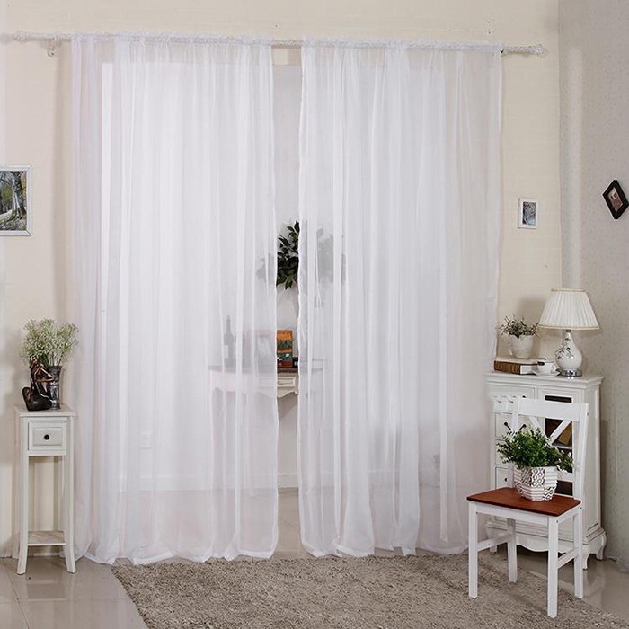 ผ้าม่าน-voile-แบบเรียบ-2-แผง-ช่องใส่ของ-ด้านบน-140-ซม-สําหรับตกแต่งบ้าน-หน้าต่าง
