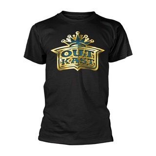 [COD]ขายดี เสื้อยืด พิมพ์ลายโลโก้ Outkast Gold Logo - AJcpol91HOcapd04 สไตล์คลาสสิก