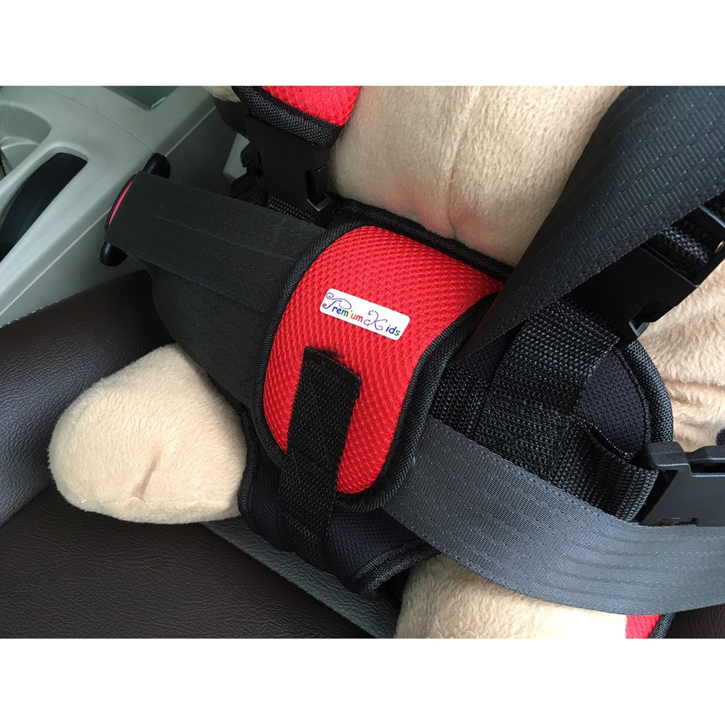 premium-kids-คาร์ซีทแบบพกพา-bigger-3-10-ปี-มือหนึ่ง-สีแดง-คาร์ซีท-carseat-คาร์ซีทเด็กโต-คาร์ซีทเด็กแบบพกพา