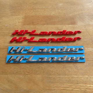 โลโก้ Hi-Lander 2007-2011 ตัวหนังสือข้างประตู (จำนวน 2 ชิ้น)