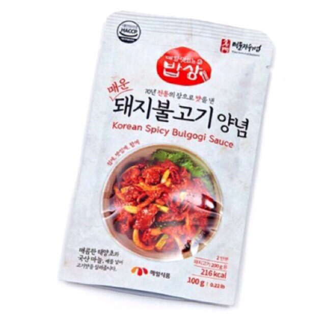korea-spicy-bulgogi-sauce-100-g-ซอสหมักเนื้อรสบูโกกิเกาหลีจากประเทศเกาหลี
