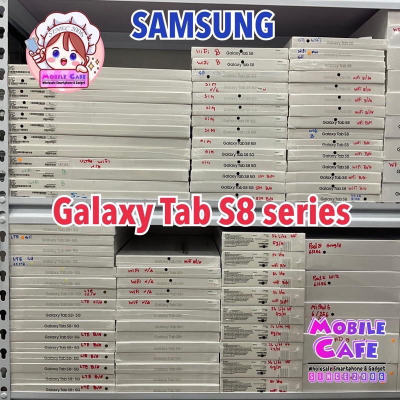 ภาพหน้าปกสินค้าSamsung Galaxy Tab S8 5G  WiFi 8/128GB 11" Snap 8 Gen 1 ศูนย์ไทย by MobileCafe S8+ Plus S8Ultra Ultra 5G จากร้าน mobilecafe บน Shopee