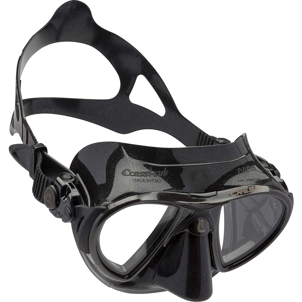 cressi-professional-nano-mask-black-frame-หน้ากาก-หน้ากากดำน้ำ-หน้ากากดำน้ำลึก-หน้ากากดำน้ำฟรี-ไดฟ์-อุปกรณ์ดำน้ำ