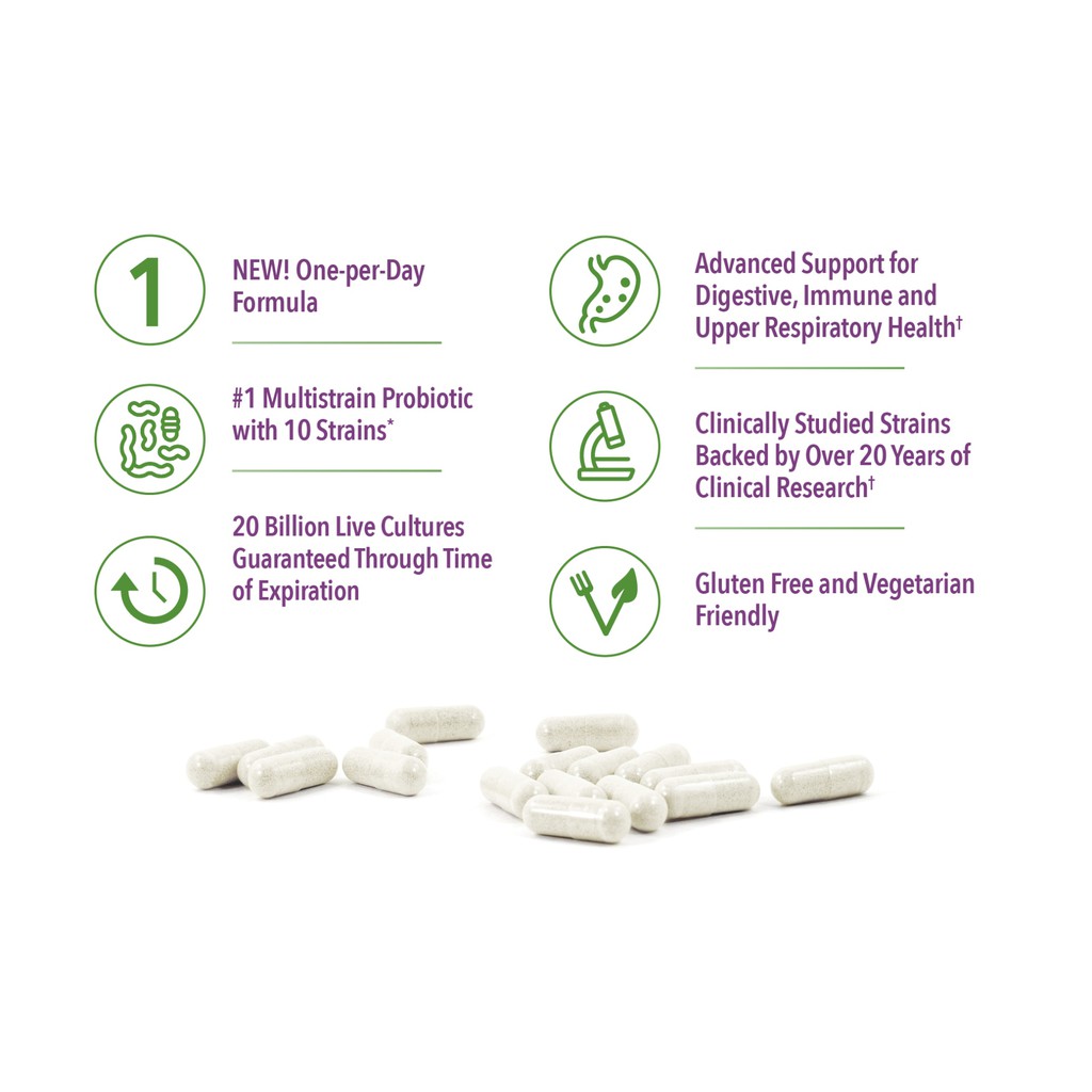 ͵ԡ Probiotic 10Ultra Strength 20Billion Live Probiotics Cultures  70Capsules(Natures Bounty®) | Shopee Thailand