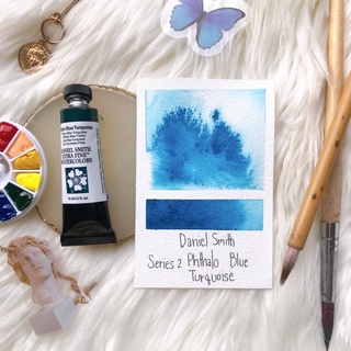 สีน้ำ Daniel Smith เกรดอาร์ตติส Series 2 สี Phthalo Blue Turquoise แบ่งขาย2ml.
