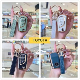 ภาพหน้าปกสินค้าเคสกุญแจรีโมทรถยนต์ สําหรับ Toyota Fortuner innova altis revo Rav4 Vios Highlander Corolla Camry Ilevin Verso Yaris Aygo Scion-TC ซึ่งคุณอาจชอบราคาและรีวิวของสินค้านี้