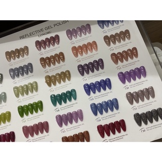 สีแฟรช 30 สีแบรนด์&gt;&gt;LongMu&lt;&lt; สีสวยแน่นครบทุกโทนในชาร์ตเดียว