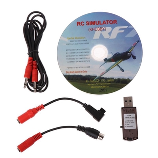 Alf 22 In 1 Rc Usb Flight Simulator พร้อมสายเคเบิ้ลสําหรับ G7 Phoenix 5 . 0 Aerofly Xtr Vrc Fpv Racing