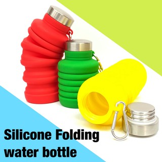 Silicone Folding water bottle ขวดน้ำซิลิโคนยืดหดได้มหัศจรรย์