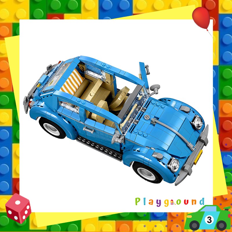 ของเล่นตัวต่อ-รถเต่า-โฟล์คสวาเกน-volkswagen-beetle-lepin-21003