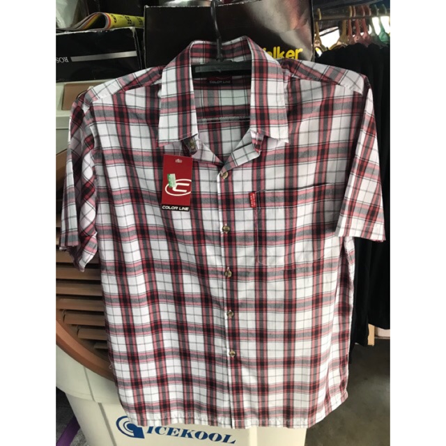 ภาพสินค้าเสื้อเชิ้ตทรงแฟชั่นมีหลากเสื้อเชิ้ตลายสก็อต ไซค์2xlผ้าเนื้อดี cotton จากร้าน jutarat_ploy บน Shopee ภาพที่ 1