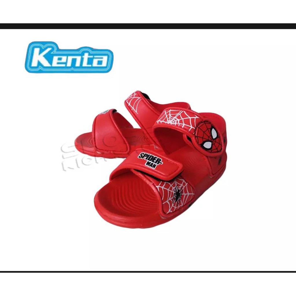 ภาพหน้าปกสินค้าKenta รองเท้าแตะรัดส้น ลายSpider-man ตัวใหม่ล่าสุด รุ่น SD-57 จากร้าน srs2018 บน Shopee