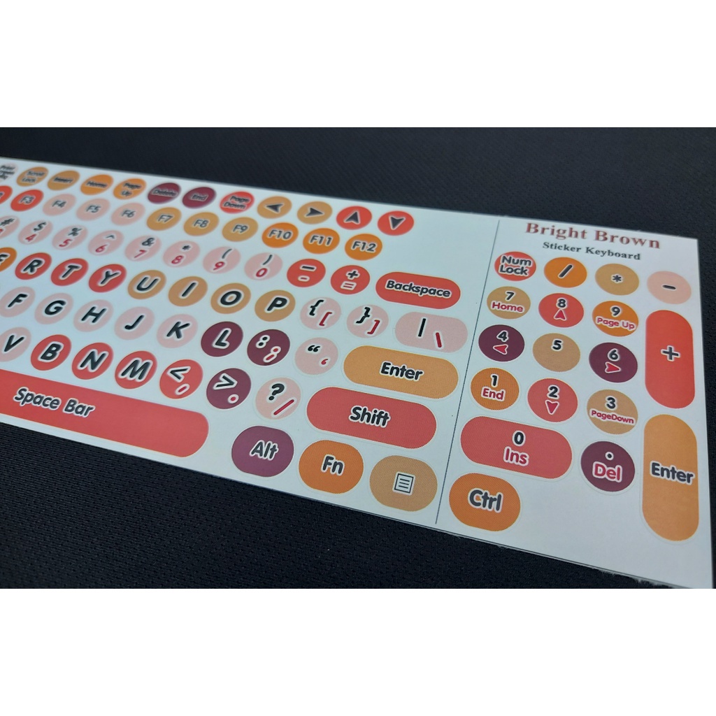 bright-brown-circle-keyboard-stickers-english-only-circle