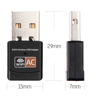 พร้อมส่ง ตัวรับ/ดูดไวไฟ 2 ย่านความถี่ dual Band USB Adapter WiFi Wireless ac 5G