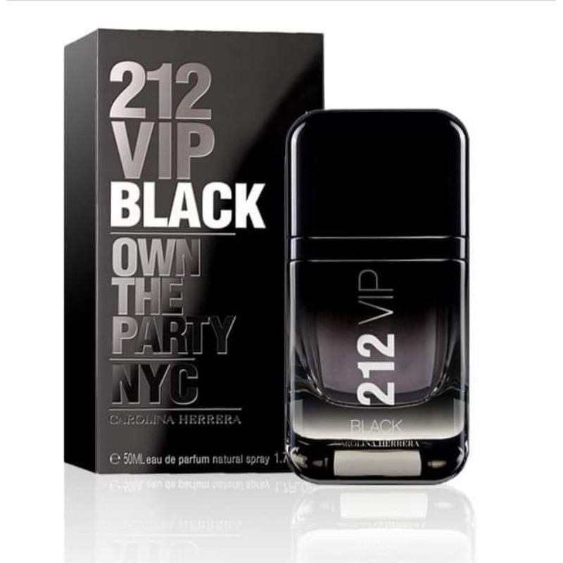 ภาพสินค้าน้ำหอม 212 VIP Men Black นำเข้า % กลิ่นติดทน ติดนาน จากร้าน jeudcheud บน Shopee ภาพที่ 1