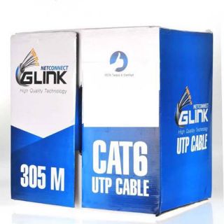 สายแลนCat6 ภายใน INDOOR UTP LAN CABLE CAT6 305เมตร GLink รหัสGL-6003