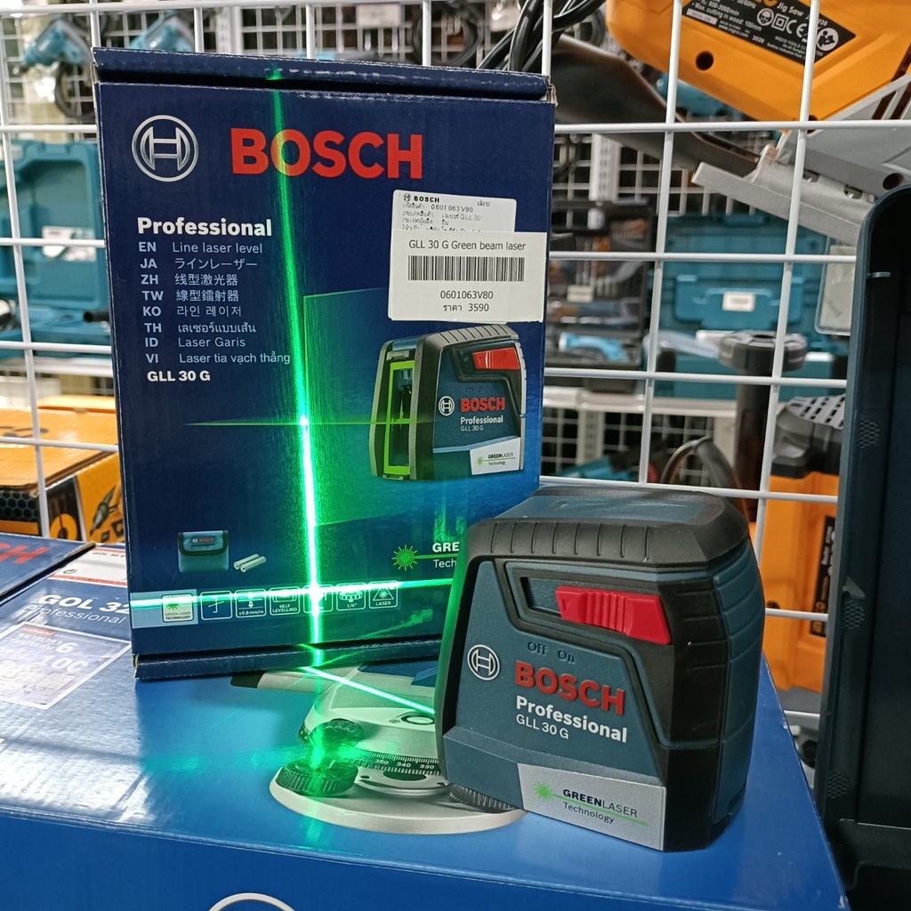 ผ่อนบัตรเครดิต0-3เดือน-x1-196-66บาท-bosch-green-beam-laser-เครื่องวัดระดับเลเซอร์-gll-30-g