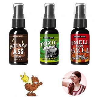 【Ready Stock】30ML Novelties Liquid Fart Gag Prank Joke Spray Can Stink Bomb Smelly Stinky Gas@New