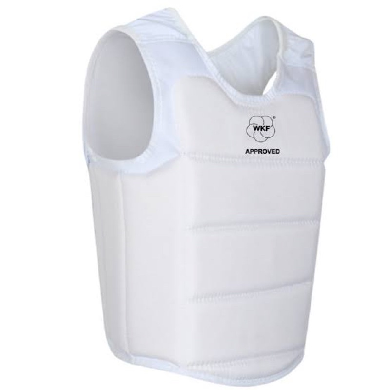 เกราะลำตัวคาราเต้-เป็นผ้าแบบเบา-เกราะคาราเต้-wkf-body-protector-คาราเต้-karate