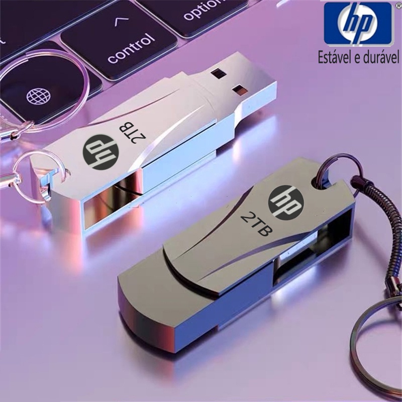ราคาและรีวิวHP Metal Flash Drive Waterproof Hp 2tb Portable USB 2.0