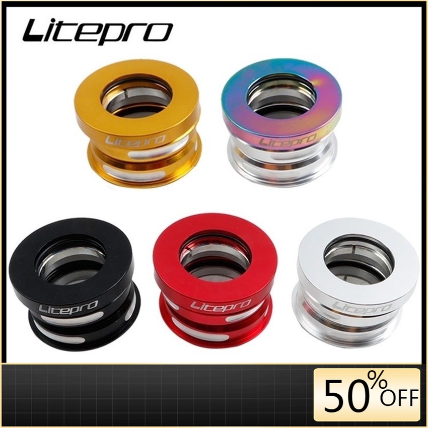 พร้อมส่ง-litepro-ชุดถ้วยคอแบริ่งซีล-44-มม-สําหรับรถจักรยานแบบพับ-bmx-sp8