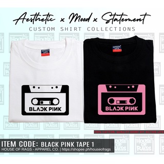 ราคาถูกBLACK PINK TAPE 1 CUSTOMIZE SHIRT - UNISEX ACTIVE LIFE S-5XL