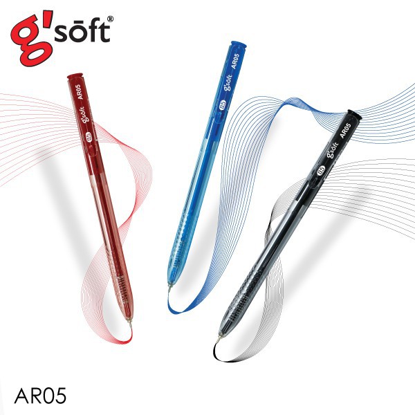 ปากกาลูกลื่น-gsoft-ar-05-ขนาด-0-5-มม-จำนวน-1-ด้าม