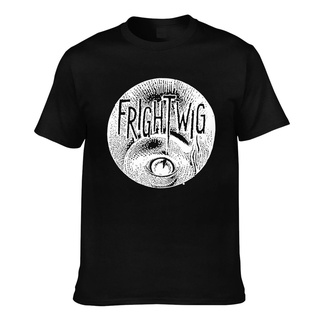 T-shirt  เสื้อยืด พิมพ์ลายโลโก้วงร็อค Frightwig แฟชั่นสําหรับผู้ชายS-5XL