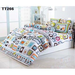 TT266: ชุดผ้าปูที่นอน ลาย Graphic/TOTO