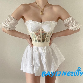 Bay - Women ชุดคอร์เซตสายเข็มขัดรัดเอวช่วยกระชับสัดส่วนร่างกาย