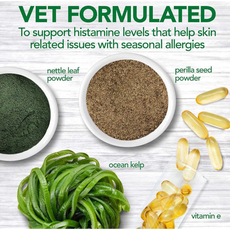 vetbest-allergy-seasonal-allergy-support-อาหารเสริมสุนัขภูมิแพ้-อาหารเสริมสุนัขเกา-อาหารเสริมสุนัขคัน-สุนัขภูมิแพ้