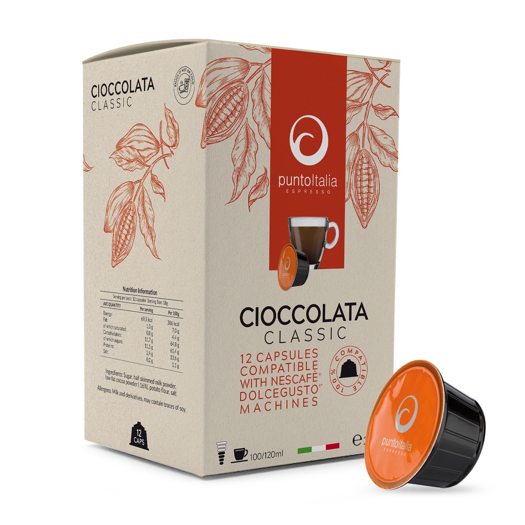 punto-italia-espresso-แคปซูลช็อกโกแลต-dolce-gusto-compatible-chocolate-classic-12-แคปซูล