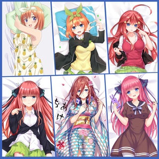 ADP หมอน Dakimakura อะนิเมะ Quintessential Quintuplets Nino Nakano Miku Nakano Yotsuba Nakano Itsuki หมอน Body Series Case 150x50 ซม. 160x50 ซม. 100x35 ซม. หมอน Huggable 18143 - 21306