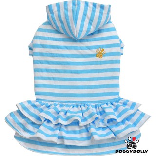 Pet clothes -Doggydolly  เสื้อผ้าแฟชั่น เสื้อผ้าสัตว์เลี้ยง เสื้อผ้าหมาแมว ชุดกระโปรง D412