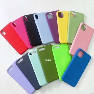 【พร้อมส่งจากไทย】เคสกำมะหยี่โชโลโก้ 12สี เคส ไอโฟน11 สำหรับ for  11 I11pro  I11promax