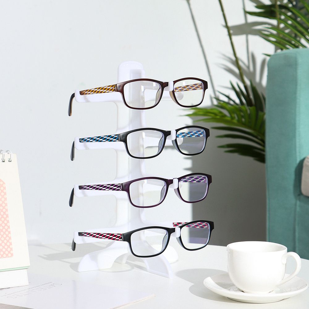 ภาพสินค้าWisdomest ใหม่ชั้นวางแว่นตาแว่นกันแดดพลาสติกประหยัดพื้นที่หลากสี จากร้าน wisdomest.th บน Shopee ภาพที่ 6