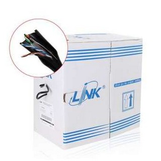 Link สายแลน แบบกล่อง (US9106OUT) Outdoor Original CAT6 UTP Cable (305m/Box)