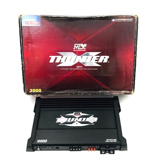 MTX เพาเวอร์แอมป์ติดรถยนต์แรงๆดีๆ แอมป์ระดับเทพ MTX รุ่น 1000XD X THUNDER CLASS D 1000w. สีดำ