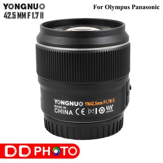 ภาพหน้าปกสินค้าYONGNUO YN 42.5mm F1.7M II (42.5 F1.7 STM AF/MF FTM) เลนส์ออโต้โฟกัส สำหรับกล้อง Olympus  Panasonic  **พร้อมส่ง ที่เกี่ยวข้อง