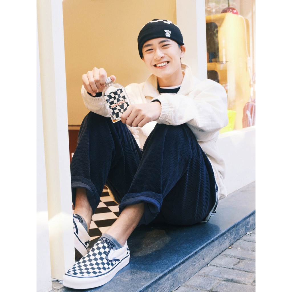 ภาพสินค้ารองเท้าผ้าใบ VANS Slip-On (Classic) Checkerboard Black/Off White Check การันตีของแท้ 100% Low-Top รองเท้าลำลองสำหรับบุรุ จากร้าน _3_ly9om3e บน Shopee ภาพที่ 3