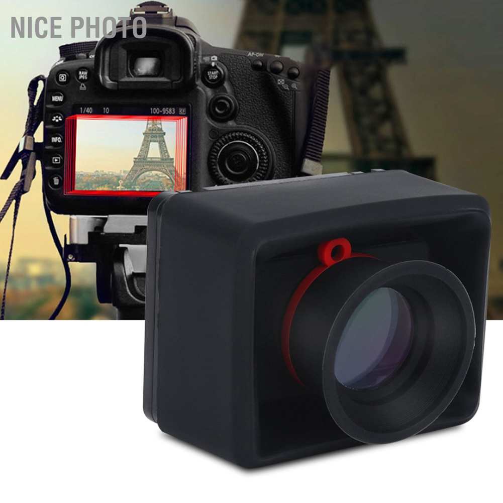Nice photo Durable 3.2inch LCD Viewfinder 3X Magnifier Accessory for