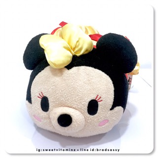 ▪️Shanghai Disney Tsum Tsum Minnie Medium (Limited 1st Anniversary) (สินค้าใหม่ ของแท้ นำเข้าจาก Disney Shanghai คร้า)