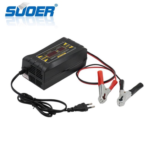 ภาพสินค้าเครื่องชาร์จแบตเตอรี่ 12v10ah SUOER รุ่น SON-1210D+ (Auto Charge) (สำหรับแบตขนาด10A ขึ้นไป) จากร้าน libkkshop บน Shopee ภาพที่ 1