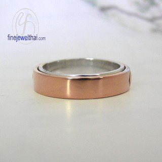 Finejewelthai แหวนเงินแท้ 925-แหวนหมั้น-แหวนแต่งงาน-Silver-Wedding-Ring - R112300wg-pg