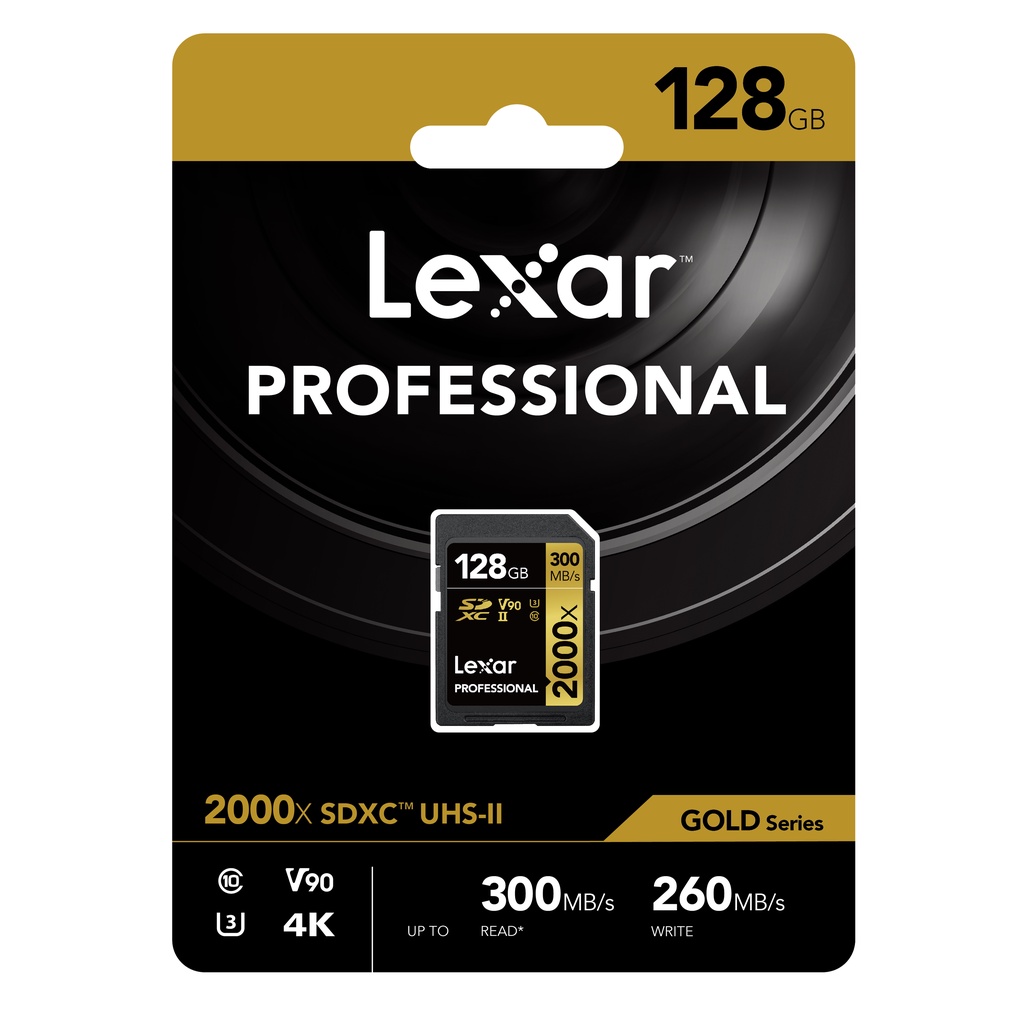 ภาพหน้าปกสินค้าLexar 128GB SDXC Professional 2000x (300MB/s)