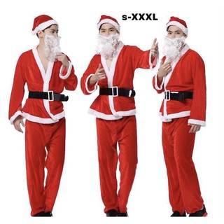 ภาพหน้าปกสินค้าชุดซานต้าครอสผู้ชายพร้อมส่ง ซึ่งคุณอาจชอบราคาและรีวิวของสินค้านี้